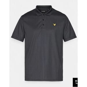 NWT - Mens Lyle And Scott Golf Tech Polo - Jet Black
